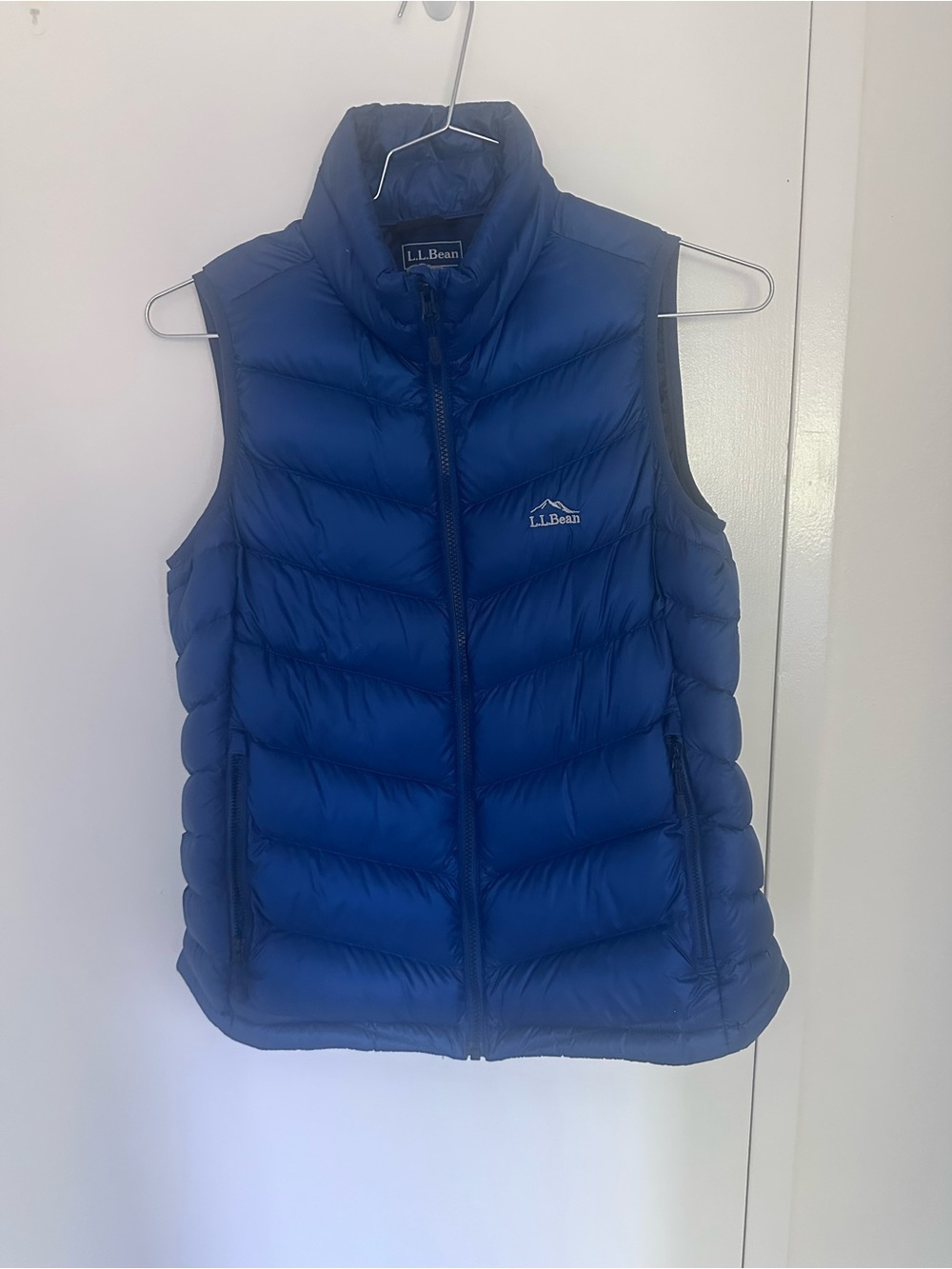 L.L.Bean Women’s DownTek Goose Down Puffer Vest Blue Small Petite S PET